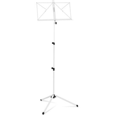 Classic Cantabile Atril 100 Medio Blanco, Diseño de peso medio, 3 kg Con soporte lateral (sujetador) en la superficie de la bandeja, Patas de goma antideslizantes, Tornillos de sujeción robustos Classic Cantabile Atril 100 Medio Blanco, Diseño de peso medio, 3 kg Con soporte lateral (sujetador) en la superficie de la bandeja, Patas de goma antideslizantes, Tornillos de sujeción robustos