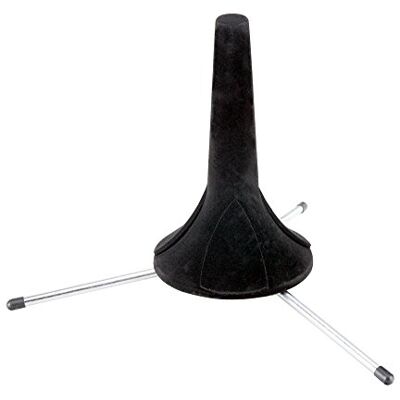 Classic Cantabile Soporte para Trompeta, Construcción de 3 patas Para trompeta, corneta, etc., Plegable y desplegable en segundos, Muy estable, pero muy ligero, Peso: aprox. 170 g Classic Cantabile Soporte para Trompeta, Construcción de 3 patas Para trompeta, corneta, etc., Plegable y desplegable en segundos, Muy estable, pero muy ligero, Peso: aprox. 170 g