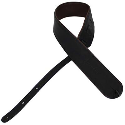 Martin Correa para guitarra (piel, 6,35 cm), color negro Martin Correa para guitarra (piel, 6,35 cm), color negro