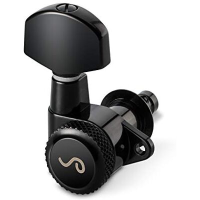 Schaller Clavijero M6 90 3 izquierdas/ 3 derechas, Husillo con bloqueo (19,5 mm), black chrome Schaller Clavijero M6 90 3 izquierdas/ 3 derechas, Husillo con bloqueo (19,5 mm), black chrome