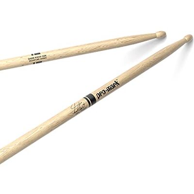 Promark Baquetas Neil Peart 747 de roble Shira Kashi, punta de madera, un par Promark Baquetas Neil Peart 747 de roble Shira Kashi, punta de madera, un par