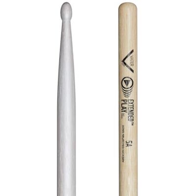 Vater Baquetas Serie Extended Play 5A Punta de madera en forma de lágrima Vater Baquetas Serie Extended Play 5A Punta de madera en forma de lágrima