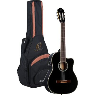 Ortega Guitars Ortega Classical Guitar Family Series Pro 44 Incluye funda BK Negro Ortega Guitars Ortega Classical Guitar Family Series Pro 44 Incluye funda BK Negro