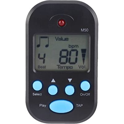 VBESTLIFE Metrónomo Digital, Mini LCD Electrónico Potente Metrónomo para Guitarra Piano Violín Batería y Otros Instrumentos Musicales VBESTLIFE Metrónomo Digital, Mini LCD Electrónico Potente Metrónomo para Guitarra Piano Violín Batería y Otros Instrumentos Musicales