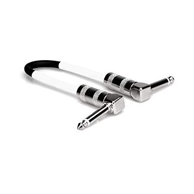 Hosa CPE-606, Guitar Patch Cable, Right-angle to Same, 6 in Hosa CPE-606, Guitar Patch Cable, Right-angle to Same, 6 in