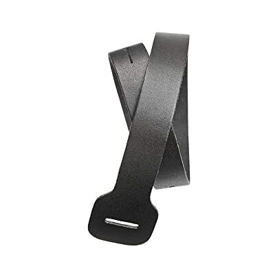 Waves Correa para guitarra de cuero, 25,4 cm, color negro Waves Correa para guitarra de cuero, 25,4 cm, color negro