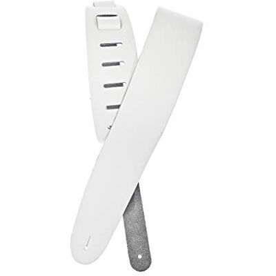 Waves Correa de guitarra ajustable de cuero D'Addario Classic, blanco básico Waves Correa de guitarra ajustable de cuero D'Addario Classic, blanco básico