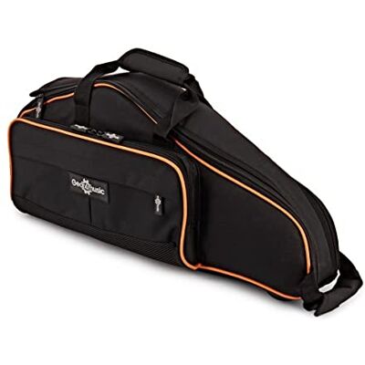 gear4music Alto Bolsa para saxofón con correas y acolchado de 25 mm Acolchado 25mm se adapta a la mayoría de sax alto, forma universal, almacenaje externo, correas cómodas gear4music Alto Bolsa para saxofón con correas y acolchado de 25 mm Acolchado 25mm se adapta a la mayoría de sax alto, forma universal, almacenaje externo, correas cómodas