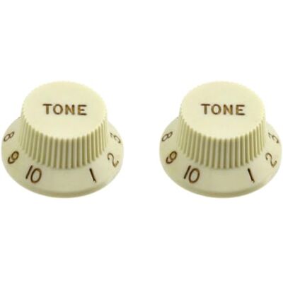 Allparts "Strat Tone Botones Juego de 2 piezas de repuesto y piezas pequeñas para guitarra eléctrica Allparts "Strat Tone Botones Juego de 2 piezas de repuesto y piezas pequeñas para guitarra eléctrica