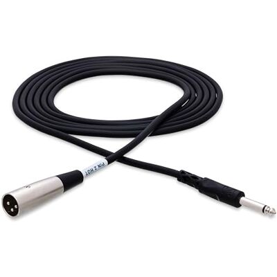 Hosa , Unbalanced Interconnect, 1/4 in TS to XLR3M, 20 ft Hosa , Unbalanced Interconnect, 1/4 in TS to XLR3M, 20 ft