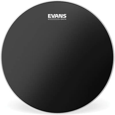 EVANS Drum Heads Parche para tom Onyx de 10 pulgadas EVANS Drum Heads Parche para tom Onyx de 10 pulgadas
