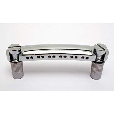 Göldo H12SC Stop Tailpiece Cuerda para guitarra (12 cuerdas), color cromo Göldo H12SC Stop Tailpiece Cuerda para guitarra (12 cuerdas), color cromo