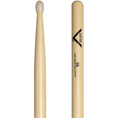Vater Baqueta (5b, 16.0 pulgadas de longitud, punta de nailon, madera), color madera Vater Baqueta (5b, 16.0 pulgadas de longitud, punta de nailon, madera), color madera