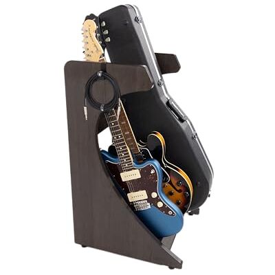 Gator Frameworks Soporte combinado Rack Elite Series para 3-4 guitarras y otros instrumentos, acabado marrón nogal oscuro () Gator Frameworks Soporte combinado Rack Elite Series para 3-4 guitarras y otros instrumentos, acabado marrón nogal oscuro ()