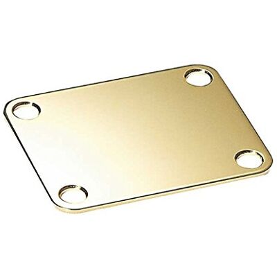 Allparts Placa de repuesto para guitarra eléctrica (4 agujeros), color dorado Allparts Placa de repuesto para guitarra eléctrica (4 agujeros), color dorado