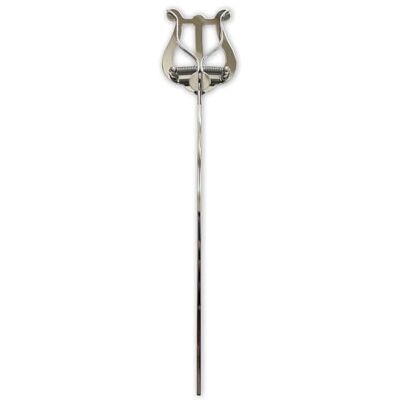 soundman Lira para Instrumentos de Viento para válvulas de pistones Instrumentos de viento metal (Trompetas Fliscornos Cornetas Barítono Bombardino Tuba) Lyre for Brass Instruments (Niquelado) soundman Lira para Instrumentos de Viento para válvulas de pistones Instrumentos de viento metal (Trompetas Fliscornos Cornetas Barítono Bombardino Tuba) Lyre for Brass Instruments (Niquelado)