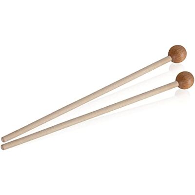 Classic Cantabile MG2218W Par De Baquetas Para Glockenspiel, Mango de arce Cabeza redonda de madera de haya, Longitud total: 22 cm, Diámetro de la cabeza: 18 mm, Diámetro del mango: 6 mm Classic Cantabile MG2218W Par De Baquetas Para Glockenspiel, Mango de arce Cabeza redonda de madera de haya, Longitud total: 22 cm, Diámetro de la cabeza: 18 mm, Diámetro del mango: 6 mm
