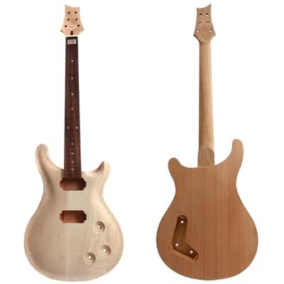 yinfente 1 Unidades Guitarras cuello 22fret 24.8 pulgadas Cuerpo de Guitarra Caoba Arce Cap Dot incrustación set en DIY yinfente 1 Unidades Guitarras cuello 22fret 24.8 pulgadas Cuerpo de Guitarra Caoba Arce Cap Dot incrustación set en DIY