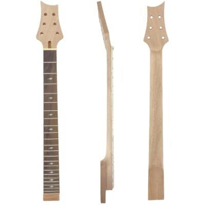 yinfente guitarra eléctrica Cuello de repuesto 22 trastes 24,75 (Kit de guitarra eléctrica para PRS yinfente guitarra eléctrica Cuello de repuesto 22 trastes 24,75 (Kit de guitarra eléctrica para PRS