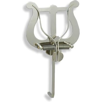 soundman ® Lira para Trompeta (3rd Valve Slide) Marching Lyre Music Stand (Niquelada) soundman ® Lira para Trompeta (3rd Valve Slide) Marching Lyre Music Stand (Niquelada)