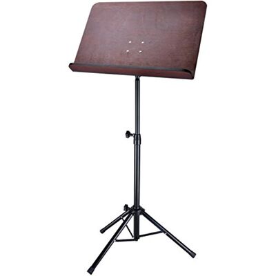 Soundsation – Atril de orquesta con repisa de madera, acompañado con bolsa de nailon Soundsation – Atril de orquesta con repisa de madera, acompañado con bolsa de nailon