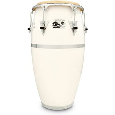 Latin Percussion Conga Legends Cándido Camero Conga 11 3/4" , Blanco, Hardware cromado Latin Percussion Conga Legends Cándido Camero Conga 11 3/4" , Blanco, Hardware cromado