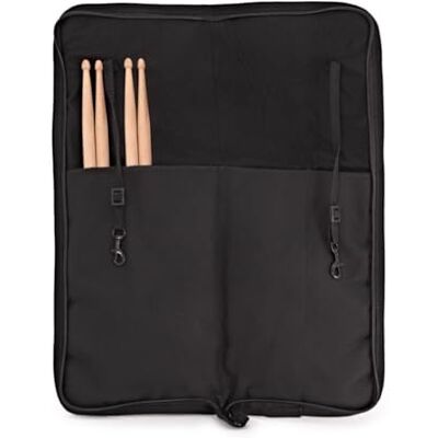 gear4music Bolsa con cremallera para baquetas y mazas, negra Contiene hasta 12 pares de baquetas, construcción duradera de larga duración gear4music Bolsa con cremallera para baquetas y mazas, negra Contiene hasta 12 pares de baquetas, construcción duradera de larga duración