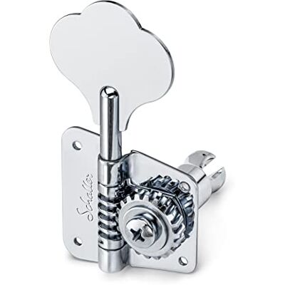 Schaller Juego de 4 clavijas para bajo eléctrico de la serie F de BMF, cromadas, 4 L, BMF, Solid Head Stock Post de 20,3 mm Schaller Juego de 4 clavijas para bajo eléctrico de la serie F de BMF, cromadas, 4 L, BMF, Solid Head Stock Post de 20,3 mm
