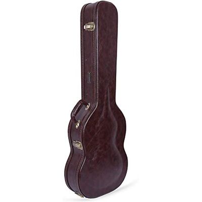 Crossrock Estuche de madera para guitarra eléctrica SG Vintage Brown () Crossrock Estuche de madera para guitarra eléctrica SG Vintage Brown ()