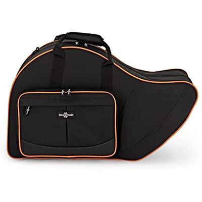 gear4music Estuche de alta calidad para trompa con correas acolchadas de Cuerpo de Espuma Rígida con Interior Moldeado Acolchado, Dos Bolsillos, Correas de Hombro Acolchadas gear4music Estuche de alta calidad para trompa con correas acolchadas de Cuerpo de Espuma Rígida con Interior Moldeado Acolchado, Dos Bolsillos, Correas de Hombro Acolchadas