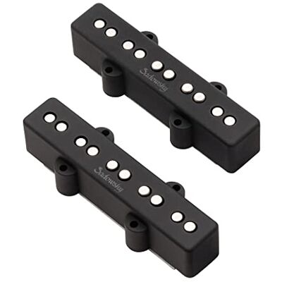 Sadowsky SAC PU J5 B NC J/J Style Juego de pastillas de bajo (Alnico V/Alnico III), 5 cuerdas puente y cuello Sadowsky SAC PU J5 B NC J/J Style Juego de pastillas de bajo (Alnico V/Alnico III), 5 cuerdas puente y cuello