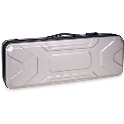 Crossrock CRA400VFCH Funda para violín de tamaño Completo 4/4, con Cremallera, Estilo Mochila Moldeada ABS en Color champán Crossrock CRA400VFCH Funda para violín de tamaño Completo 4/4, con Cremallera, Estilo Mochila Moldeada ABS en Color champán