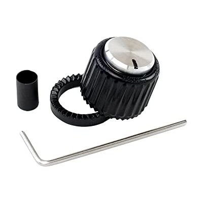 Waves D'Addario LokNob Large Black/Silver Waves D'Addario LokNob Large Black/Silver