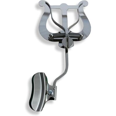 soundman ® Lira para Trombón Soporte para Clip de partituras Con tuerca para fijar en la campana Atril de Marcha Niquelada soundman ® Lira para Trombón Soporte para Clip de partituras Con tuerca para fijar en la campana Atril de Marcha Niquelada