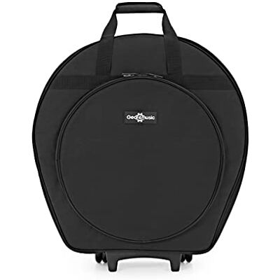 gear4music Funda para Platillos 22 Pulgadas con Ruedas, 8 Platillos Contiene hasta 8 platillos, tela robusta duradera con separadores internos, correas y asa extensible con ruedas gear4music Funda para Platillos 22 Pulgadas con Ruedas, 8 Platillos Contiene hasta 8 platillos, tela robusta duradera con separadores internos, correas y asa extensible con ruedas