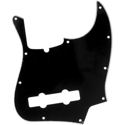 Musiclily Pro 5 Cuerdas 10 Agujeros J Bass Pickguard Golpeador 3capas Negro para Bajo Fender Jazz Bass American Musiclily Pro 5 Cuerdas 10 Agujeros J Bass Pickguard Golpeador 3capas Negro para Bajo Fender Jazz Bass American