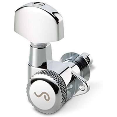 Schaller Clavijero M6 90 3 izquierdas/ 3 derechas, Husillo con bloqueo (19,5 mm), chrome Schaller Clavijero M6 90 3 izquierdas/ 3 derechas, Husillo con bloqueo (19,5 mm), chrome