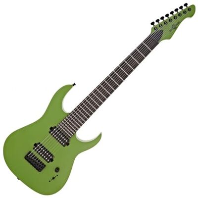 gear4music Harlem S 8 Cuerdas Guitarra Eléctrica , Slime Green Ultra-Robusta y Extremadamente Jugable, Tono Potente de las Pastillas Humbucker Open Coil, Mástil de Arce, 8 Cuerdas gear4music Harlem S 8 Cuerdas Guitarra Eléctrica , Slime Green Ultra-Robusta y Extremadamente Jugable, Tono Potente de las Pastillas Humbucker Open Coil, Mástil de Arce, 8 Cuerdas