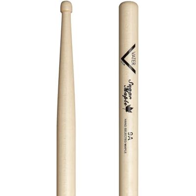 Vater Baquetas Serie 9A Sugar Maple Punta de madera de barril Vater Baquetas Serie 9A Sugar Maple Punta de madera de barril