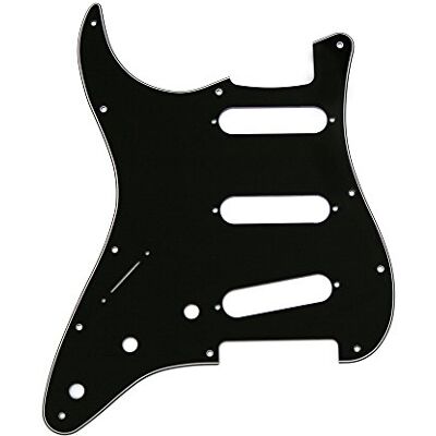 Allparts PG 0552-L33 golpeador Strat izquierda negro de 3 capas Allparts PG 0552-L33 golpeador Strat izquierda negro de 3 capas