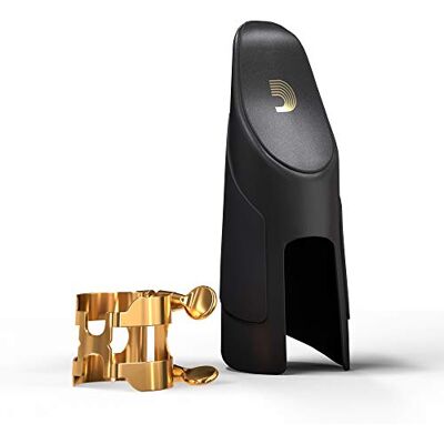 D'Addario Rico Gold Plated H-Ligature and Cap for Bb Clarinet D'Addario Rico Gold Plated H-Ligature and Cap for Bb Clarinet