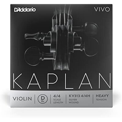 D'Addario Heavy Tension 4/4 Scale Kaplan Vivo Violin D String D'Addario Heavy Tension 4/4 Scale Kaplan Vivo Violin D String