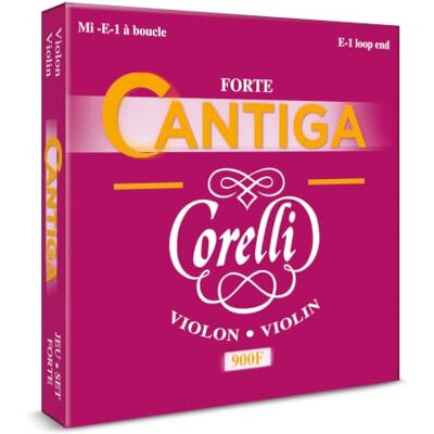 Savarez Corelli Juego de cuerdas para violín Cantiga con lazo Forte Savarez Corelli Juego de cuerdas para violín Cantiga con lazo Forte