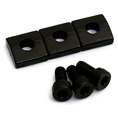 Allparts Abrazadera de sillín para Floyd Rose de repuesto y piezas pequeñas para guitarra eléctrica, 3 unidades Allparts Abrazadera de sillín para Floyd Rose de repuesto y piezas pequeñas para guitarra eléctrica, 3 unidades