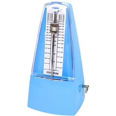 keepdrum gmpl BL mecánica Metrónomo con campana del Donante aufziehbar Azul keepdrum gmpl BL mecánica Metrónomo con campana del Donante aufziehbar Azul