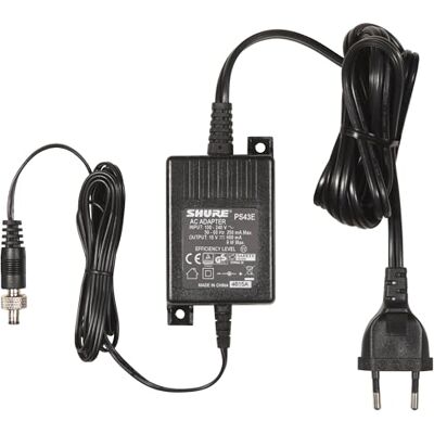 Shure La fuente de alimentación en línea de la UE 15V DC Cuenta con 2 pestañas de montaje incorporadas para una fácil instalación Shure La fuente de alimentación en línea de la UE 15V DC Cuenta con 2 pestañas de montaje incorporadas para una fácil instalación