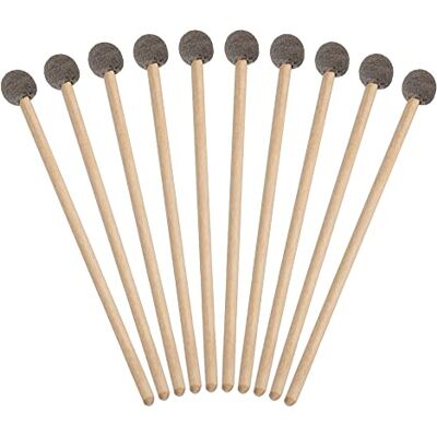 Classic Cantabile MG2218F Baquetas Para Glockenspiel 5 Pares, Mango De Arce Cabeza Redonda De Fieltro, Longitud Total: 22 cm, Diámetro De La Cabeza: 18 mm, Diámetro Del Mango: 6 mm Classic Cantabile MG2218F Baquetas Para Glockenspiel 5 Pares, Mango De Arce Cabeza Redonda De Fieltro, Longitud Total: 22 cm, Diámetro De La Cabeza: 18 mm, Diámetro Del Mango: 6 mm