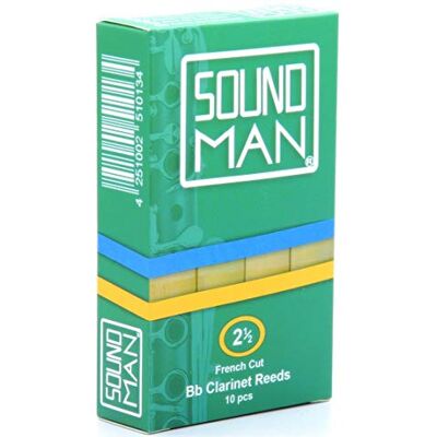 soundman 10 ® Cañas de Lengüeta para Clarinete Boehm (2,5) soundman 10 ® Cañas de Lengüeta para Clarinete Boehm (2,5)