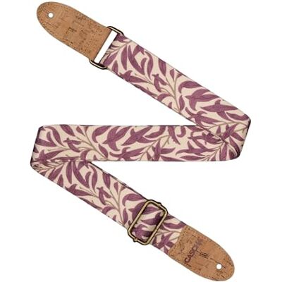 Cascha Malve Leaves Correa para guitarra (poliéster vegano, 89-158 cm, ajustable, 5 cm de ancho) Cascha Malve Leaves Correa para guitarra (poliéster vegano, 89-158 cm, ajustable, 5 cm de ancho)
