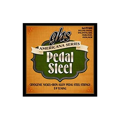 GHS Strings GHS Pedal Steel Super Steels – Pedal Steel Guitar String Set, 10 cuerdas, E9 Tuning, .012-.036 GHS Strings GHS Pedal Steel Super Steels – Pedal Steel Guitar String Set, 10 cuerdas, E9 Tuning, .012-.036